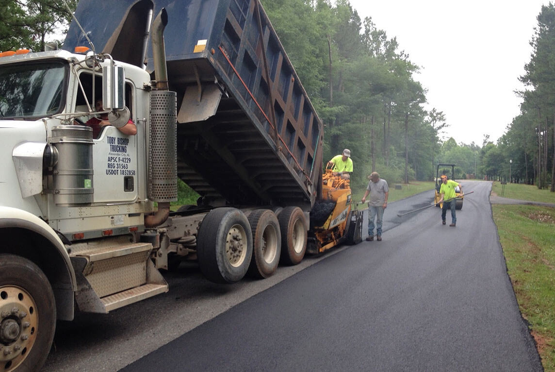 road paving